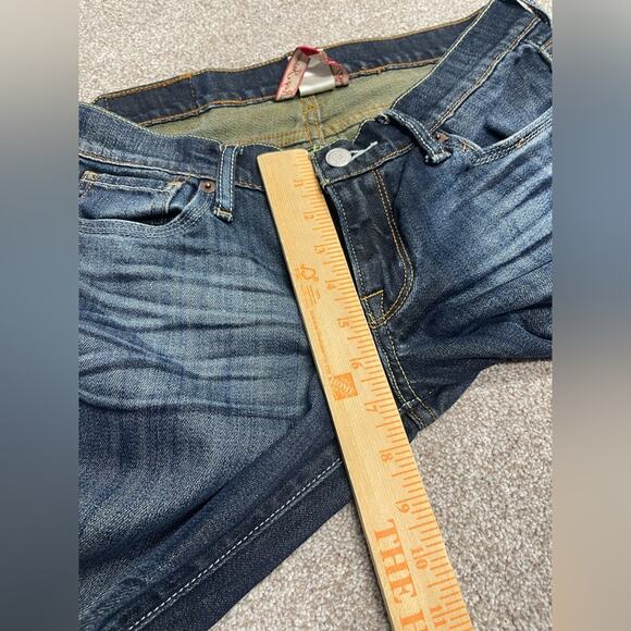 Lucky brand bootcut jeans womens sz 4/27 low rise blue Y2K rodeo western cowgirl - Picture 11 of 15
